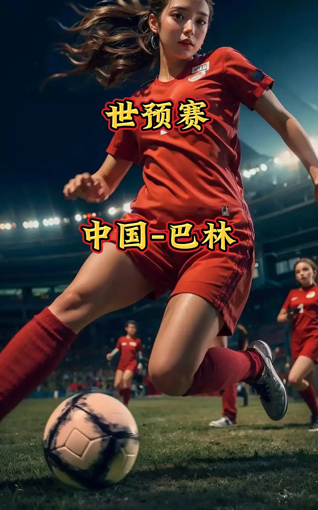 世预赛加油！国足今晚客场挑战巴林队